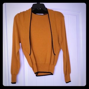 Casual Corner Yellow Sweater